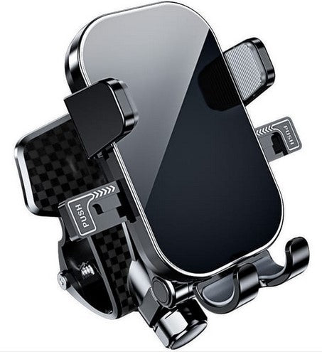 Universal Dashboard Car Phone Holder 360° Rotating Clip Mount HUD Design Anti-Slip Cradle for 4-7.2 Inch Smartphones GPS Navigation